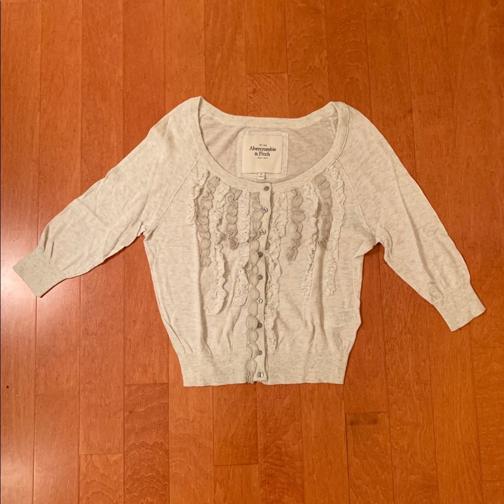 Abercrombie and Fitch button up cardigan/sweater